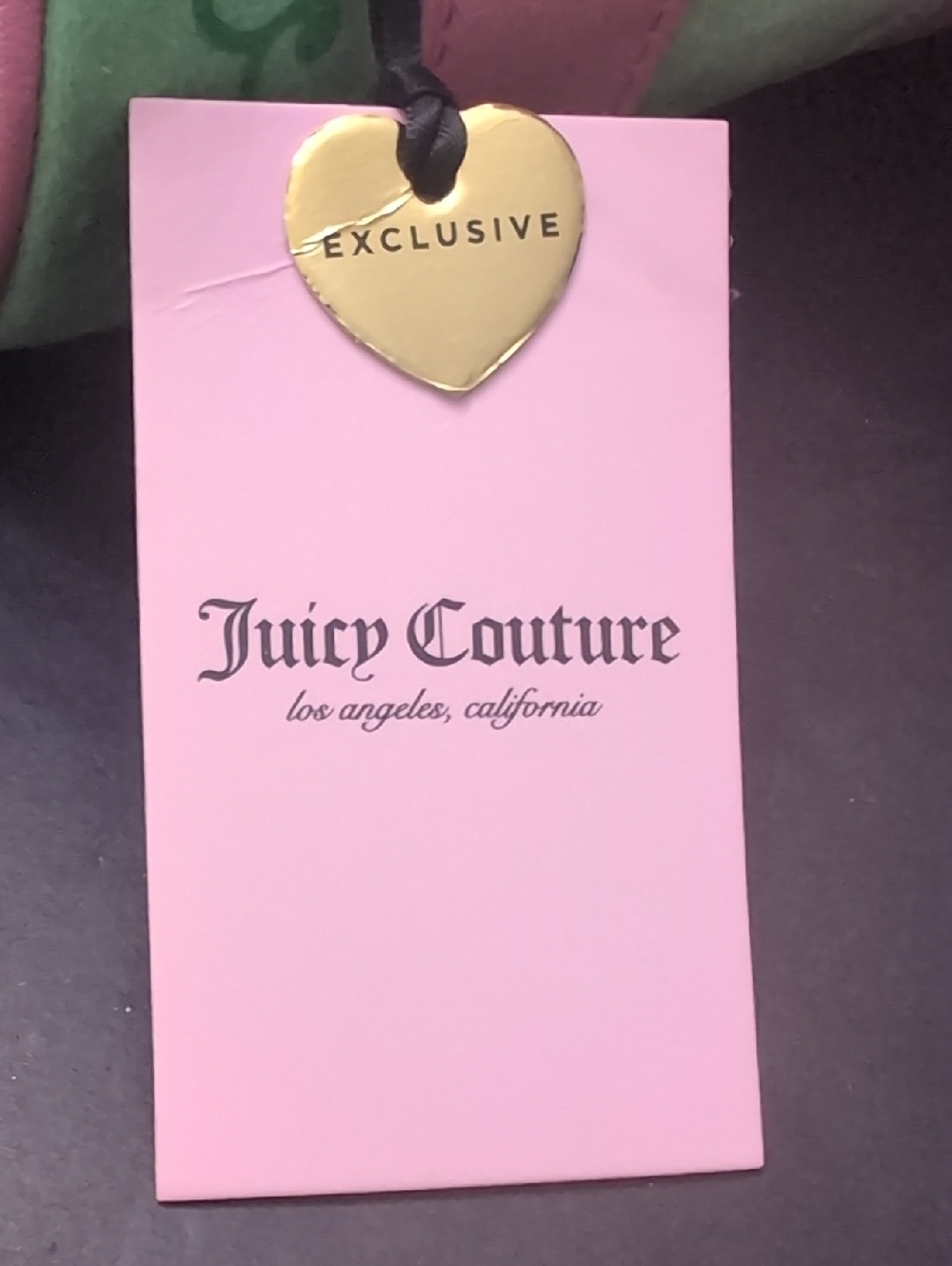 NWT,Juicy Couture 'Retro Juicy Cherry's Green/Pink Mini Barrel Bag. - Picture 13 of 14